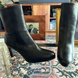 Talbots Black Leather Boots